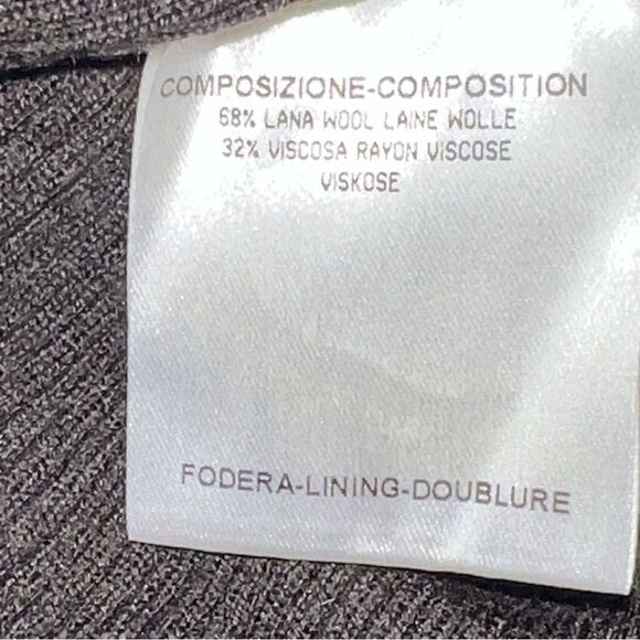 Gucci Olive and Brown Long Sleeve Ribbed Knit Top Shirt Made in Italy-Size L - Picture 12 of 12